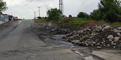 Başakşehir'de kimyasal atık paniği! Çevreye zehirli gaz yayıldı