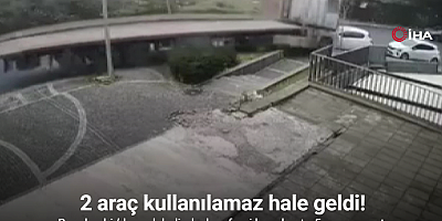Başakşehir’de park halindeyken freni boşalan tır 5 araca çarptı: 2 araç kullanılamaz hale geldi