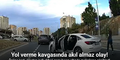 Başakşehir’de yol verme kavgasında akıl almaz olay
