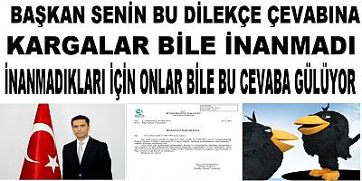 Başkan Bünyamin Korkmaz Verdiğin Cevaba Kargalar Bile Gülüyor