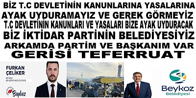 Başkan Murat Aydın Çok Sevdiğin Meclis Üyen Furkan Çeliker'in Kaçak İşletmesini Kaç Defa Mühürledin