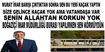 Başkan Murat Bu Kaçak Yeri Nasıl Yaptın 