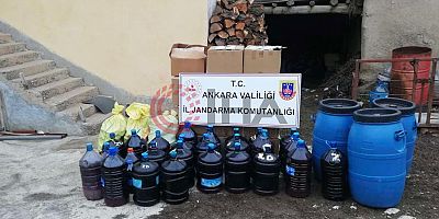 Başkentte sahte içki operasyonu