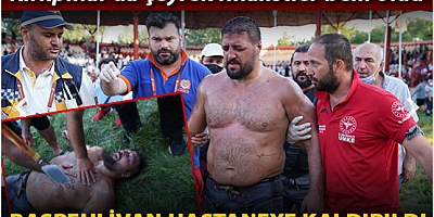 Başpehlivan güreşlerinde çeyrek finalistler belli oldu; başpehlivan Kara hastaneye kaldırıldı