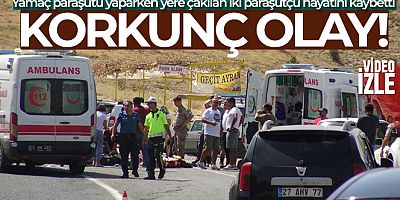Batman'da yere çakılan iki paraşütçü öldü