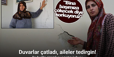 Bayburt’ta bir yıldır evlerden su çıkıyor: Duvarlar çatladı, aileler tedirgin
