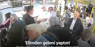 Bayılan yolcu için güzergâhı değil, vicdanın yolunu izledi