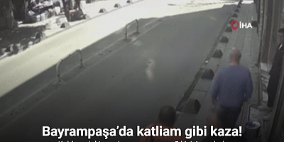Bayrampaşa’da kaza yapan otomobil kaldırımdaki yayalara çarptı: 2’si ağır 5 yaralı