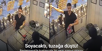 Bayrampaşa’da kuyumcuda bir garip soygun girişimi: Kuyumcuyu soyacaktı, tuzağa düştü, poşete imitasyon altın konuldu