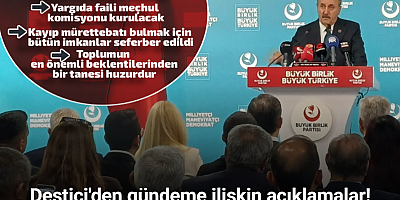 BBP Genel Başkanı Destici: 