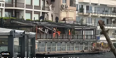 Bebek Otel’de Kaçak Bölümler Yıkılıyor