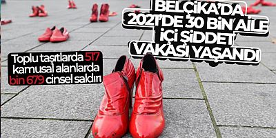 Belçika'da 2021'de 30 bin aile içi şiddet vakası yaşandı