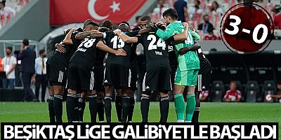 Beşiktaş lige galibiyetle başladı