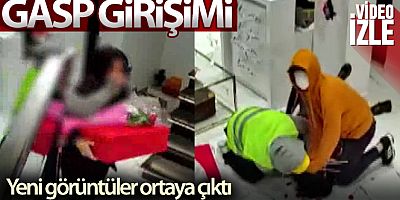 Beşiktaş'ta lüks mağazada yaşanan gasp girişiminin yeni görüntüleri ortaya çıktı