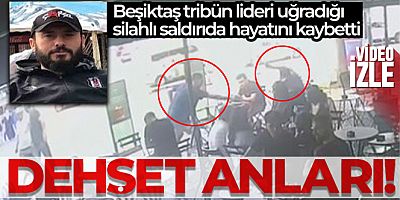 Beşiktaş tribün lideri Subaşı'nın hayatını kaybettiği silahlı saldırının görüntüleri ortaya çıktı