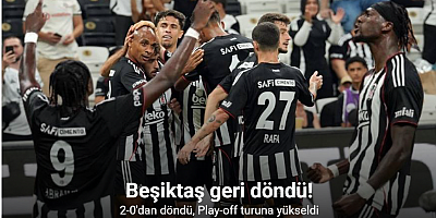 Beşiktaş, UEFA Konferans Ligi’nde play-off’a yükseldi