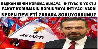BEYKOZ AKP  İLÇE BAŞKANI NEDEN KORUMA TALEBİNDE BULUNARAK KORUMA ALDI