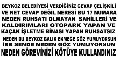 Beykoz balık ekmeği  nasıl korumuşlar hangi devlet memurları görevini kötüye kullandı