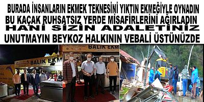 Beykoz Belediye Başkanı Murat Aydın Hani Sizin Adaletiniz