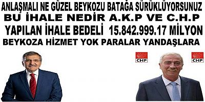 Beykoz belediyesi bakınız bu 15.842.999.17 Milyonluk ihaleyi kime vermiş