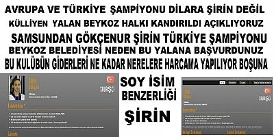 Beykoz Belediyesi Gençlik Spor Kulübünün Taekwondo Dalında Ne Avrupa Nede Türkiye Şampiyonluğu  Ve Kupaları Yok Külliyen Yalan