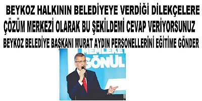 Beykoz Belediyesi Geri Vites Yaptı