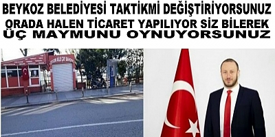 Beykoz Belediyesi Ruhsat Denetleme Müdürlüğü görevi suiistimal etmekte 