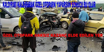 Beykoz belediyesi sigorta ve kasko şirketlerini zarara soktu