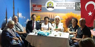 BEYKOZ ÇAYIRINDA TRAKYALILAR VE GİRESUNLULAR RÜZGARI ESTİ
