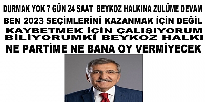 Beykoz’da  AK Parti 2023 Seçimlerini Kazanma Peşinde Değil Kaybetme Peşinde