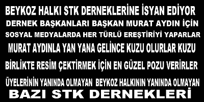 Beykoz’da STK Dernek Başkanları Neden Murat Aydından Çekiniyor