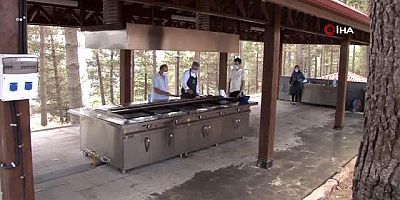 Beykoz'daki mesire alanları doğalgazlı mangal üniteleriyle hizmet veriyor