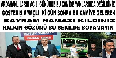 Beykoz halkından Murat Aydına ve Hanefi Dilmaç’a  büyük tepki
