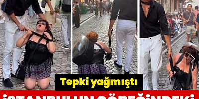 Beyoğlu'nda kadının boynuna tasma takıp gezdirdi: 2 tutuklama