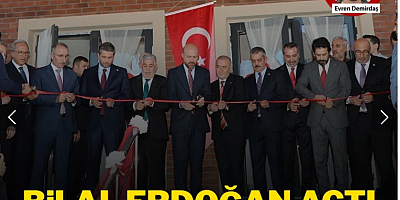 Bilal Erdoğan açtı, devlet protokolü izledi