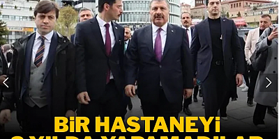 Bir hastaneyi 3 yılda yapamadılar fiyatını 3’le çarptılar