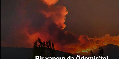 Bir yangın da Ödemiş’te: 3 mahalle tahliye edildi