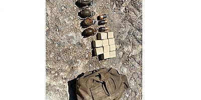 Bitlis'te 4 adet el bombası bulundu