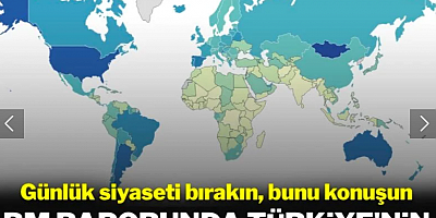 BM raporunda Türkiye'nin utandıran sıralaması: Günlük siyaseti bırakın bunu konuşun