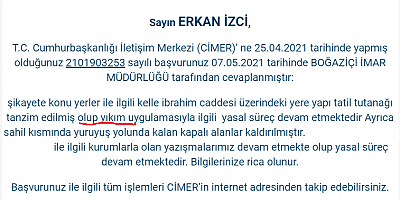 Boğaziçi İmar Müdürlüğü Haber Ajansımızdan kaçıyor