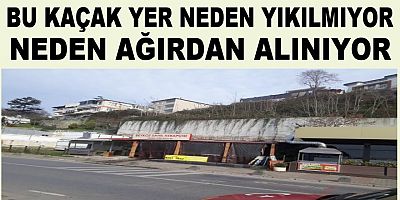Boğaziçi imar müdürü bu kaçak yeri ne zaman yıkacaksın