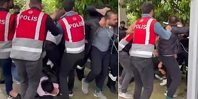 Boğaziçi Üniversitesinde özel güvenlik öğrencileri yumrukladı