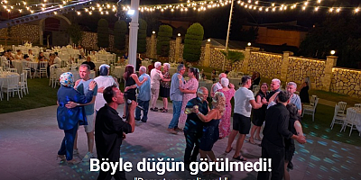 Böyle düğün görülmedi: 