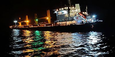 Bozcaada açıklarında gemi kazası 