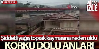 Brezilya'da şiddetli yağış toprak kaymasına neden oldu