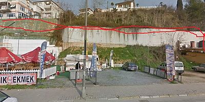 Bu bölgenin Heyelan bölgesi olarak mahkeme kararı var