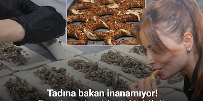 Bu da hamsili simit: 
