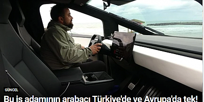 Bu iş adamının arabası Türkiye'de ve Avrupa'da tek!