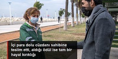 BU KADARDA OLMAZ İçinde 20 bin lira olan cüzdanı sahibine teslim etti, ödül olarak parfüm aldı