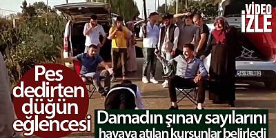 Bu kadarına da pes dedirten düğün eğlencesi